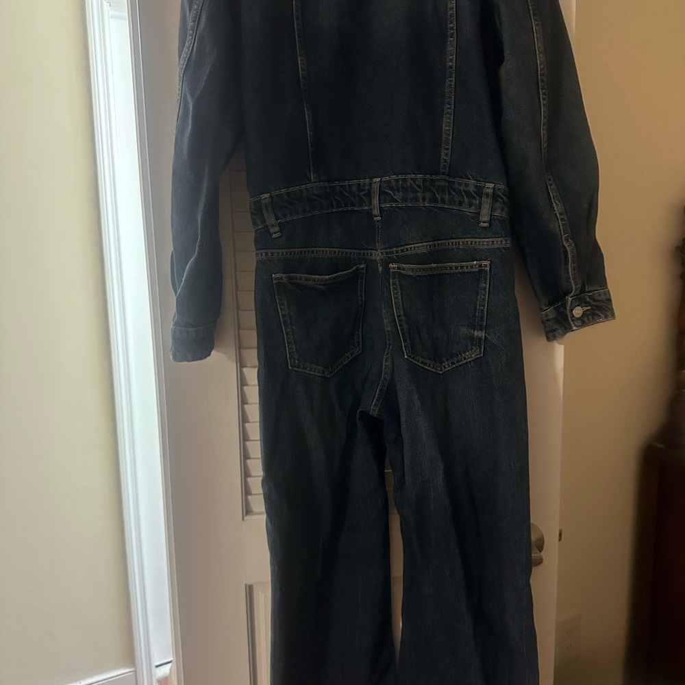 Brand new Zara Dark Blue Denim Jumpsuit - Picture 11 of 11